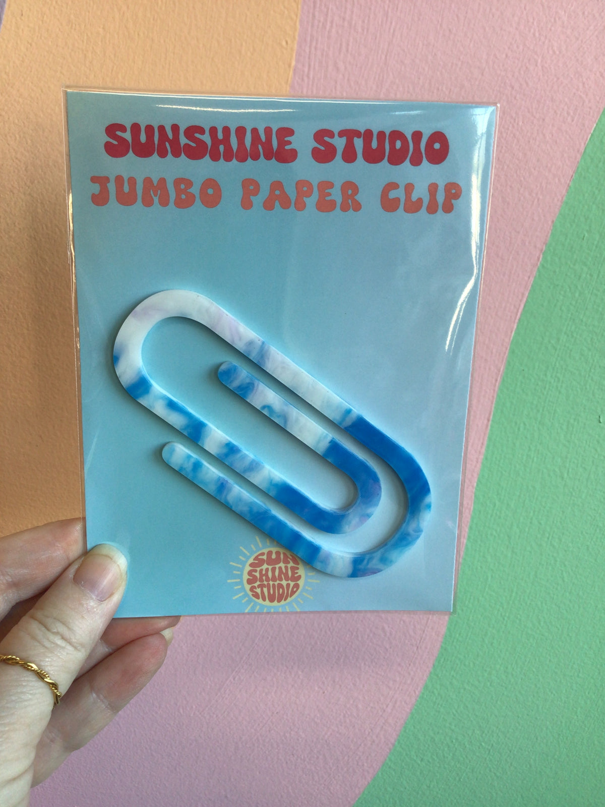 Colorful Jumbo Paperclips