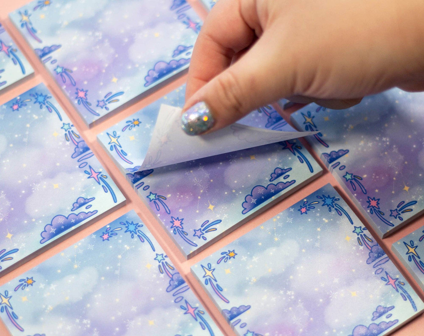 Celestial Galaxy Sticky Notes