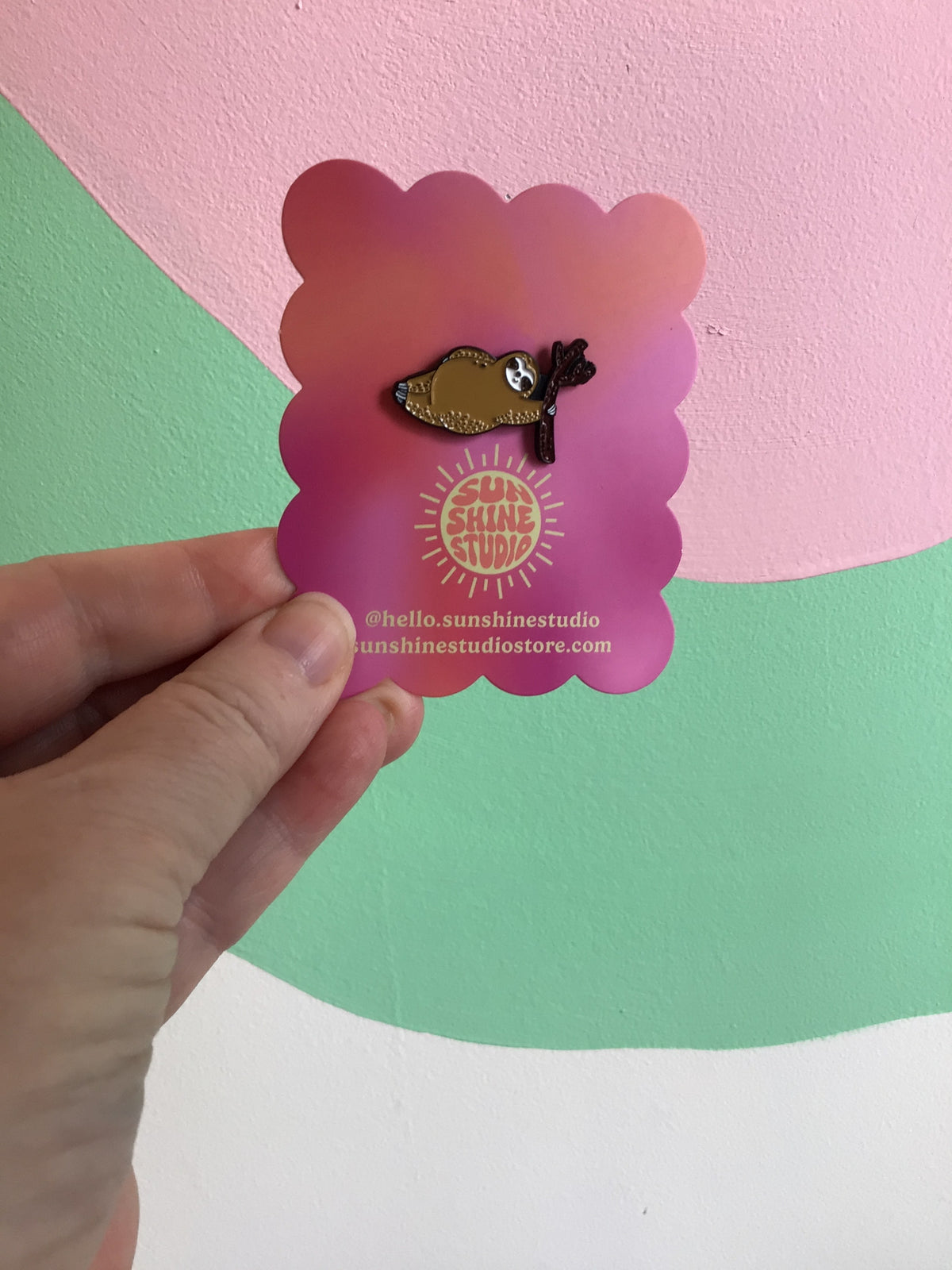 Sloth Enamel Pin