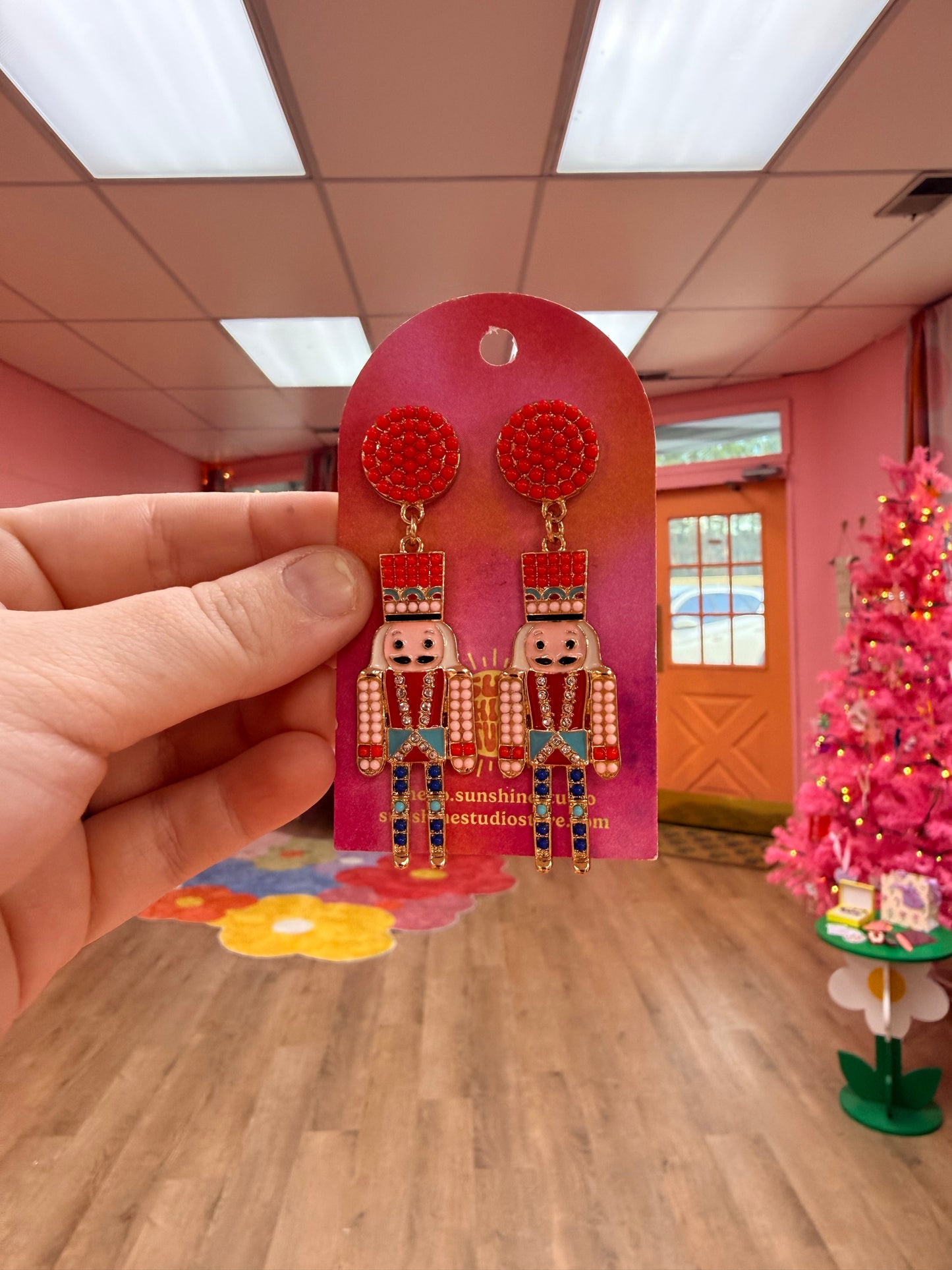 Colorful Nutcracker Earrings