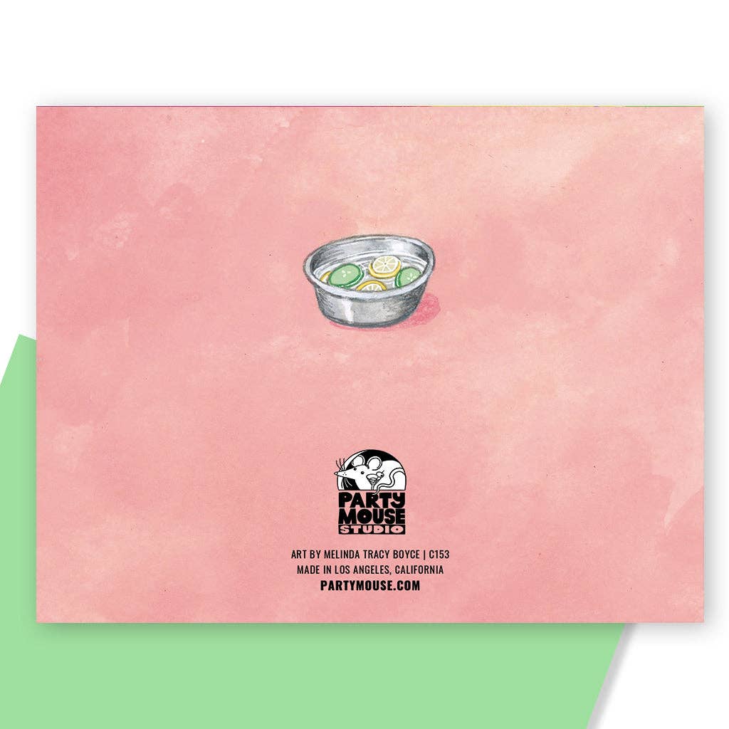 Spa Dogs Birthday Card
