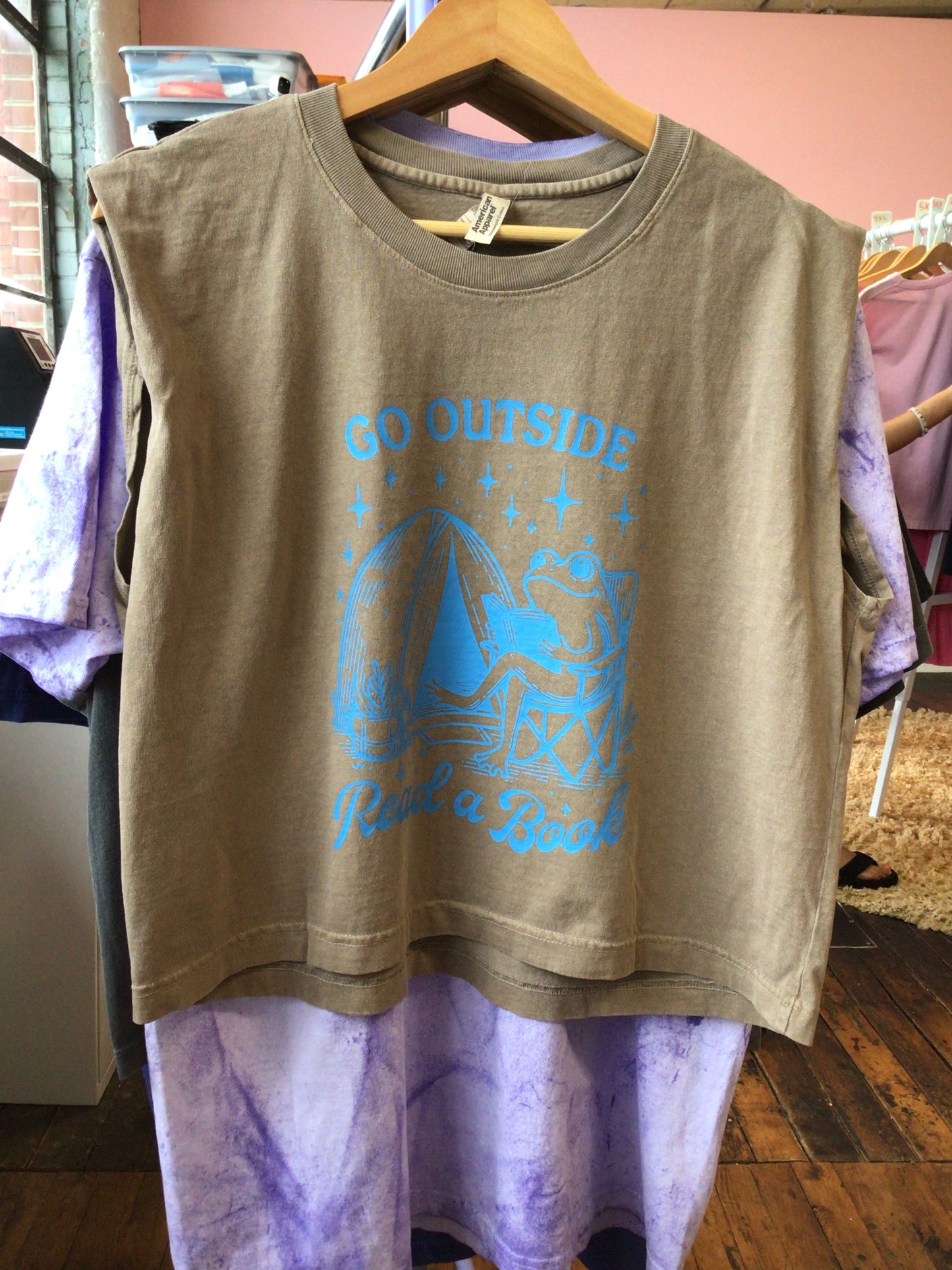“Go Outside, Read A Book” Shirt