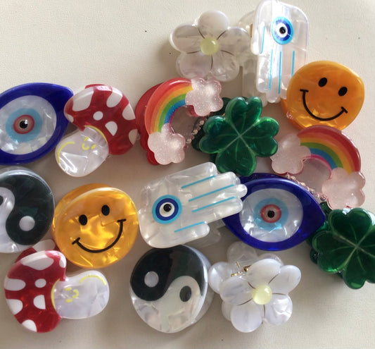 Lucky Charm Teeny Hair Claws