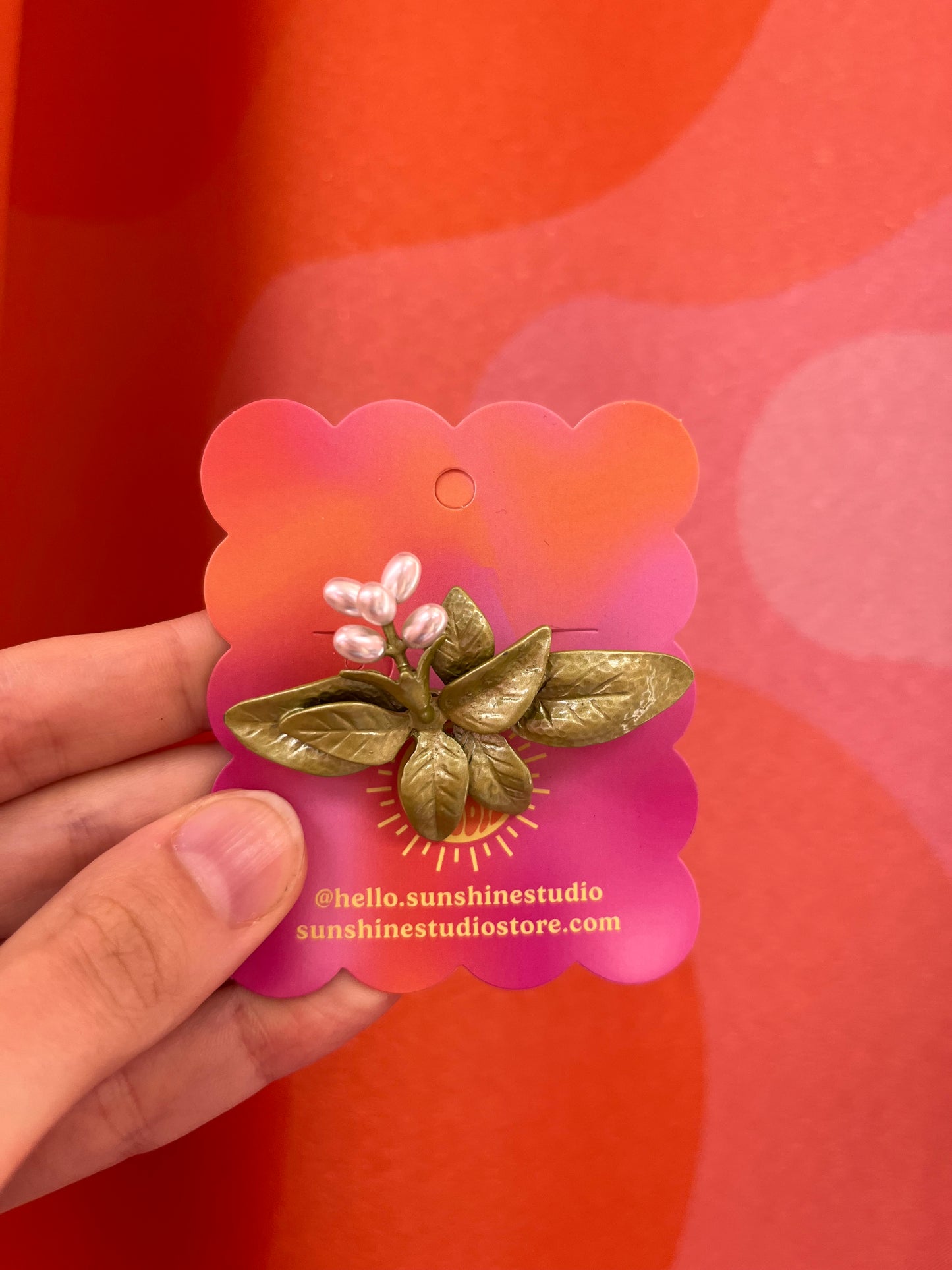 Greenery Brooch