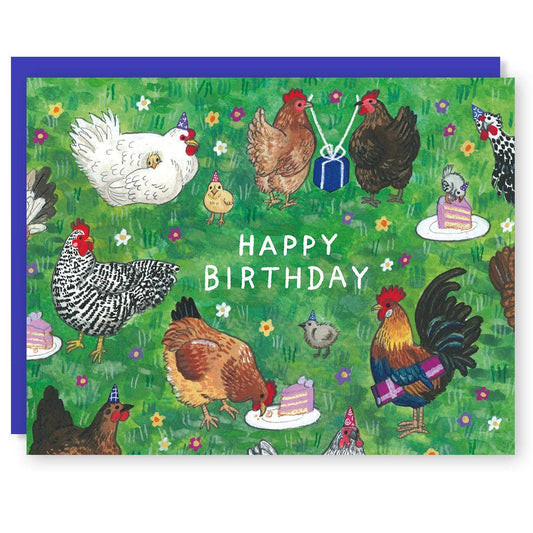 Chicken Birthday Card