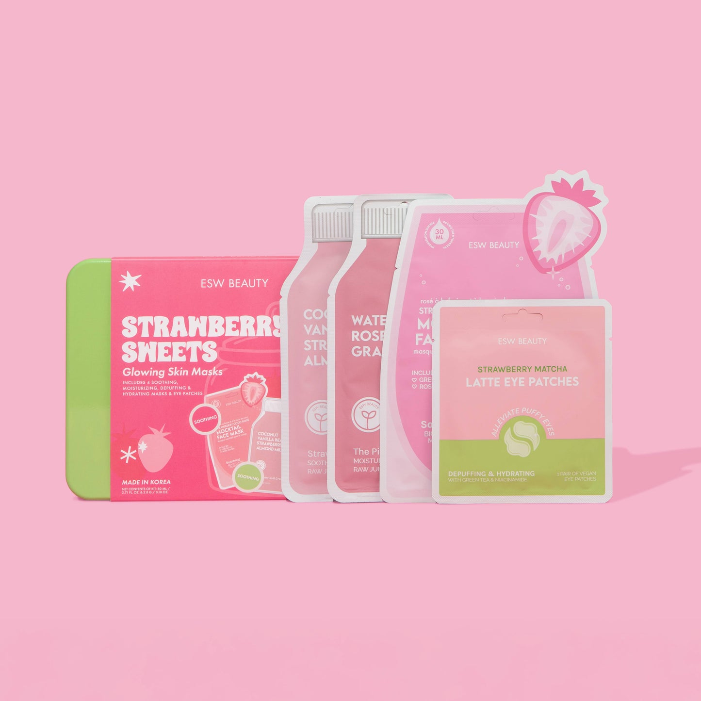 Strawberry Sweets Skincare Treats Set