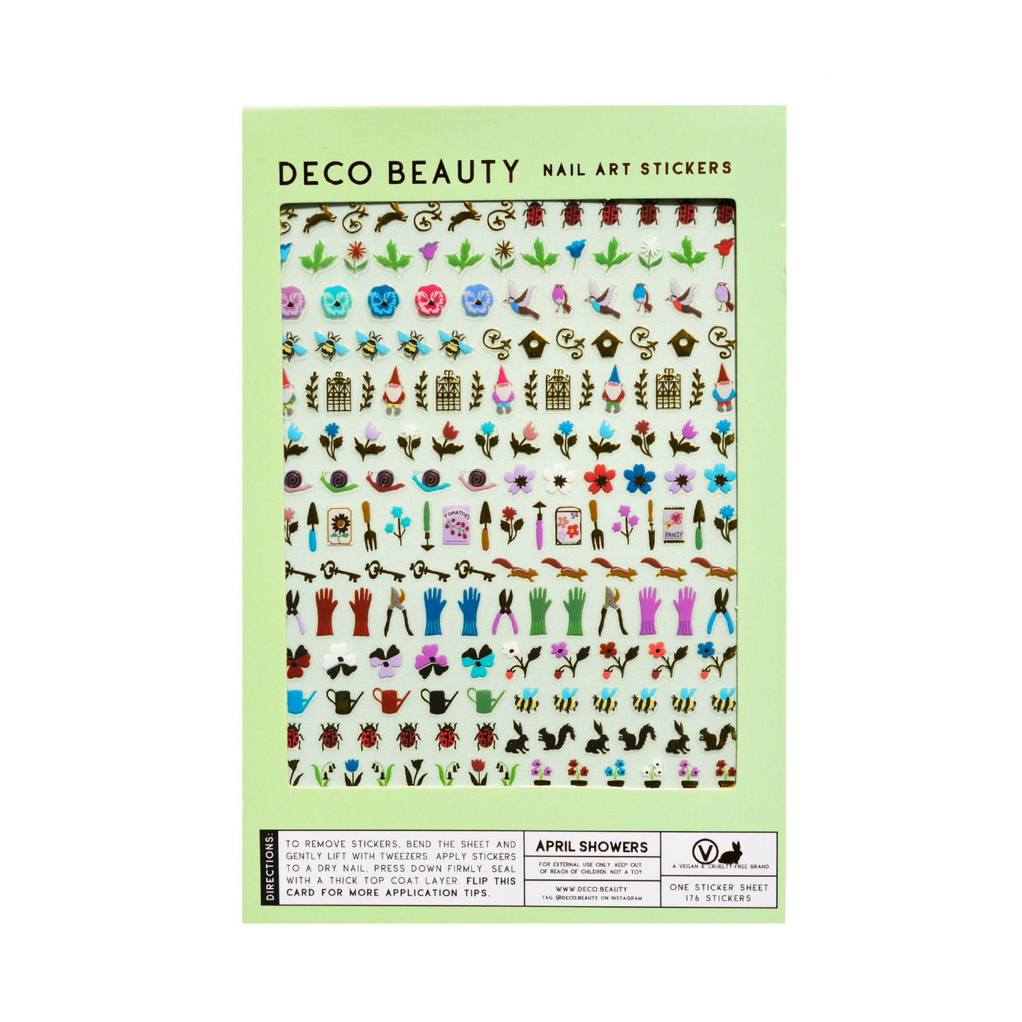 Nail Art Stickers - APRIL SHOWERS