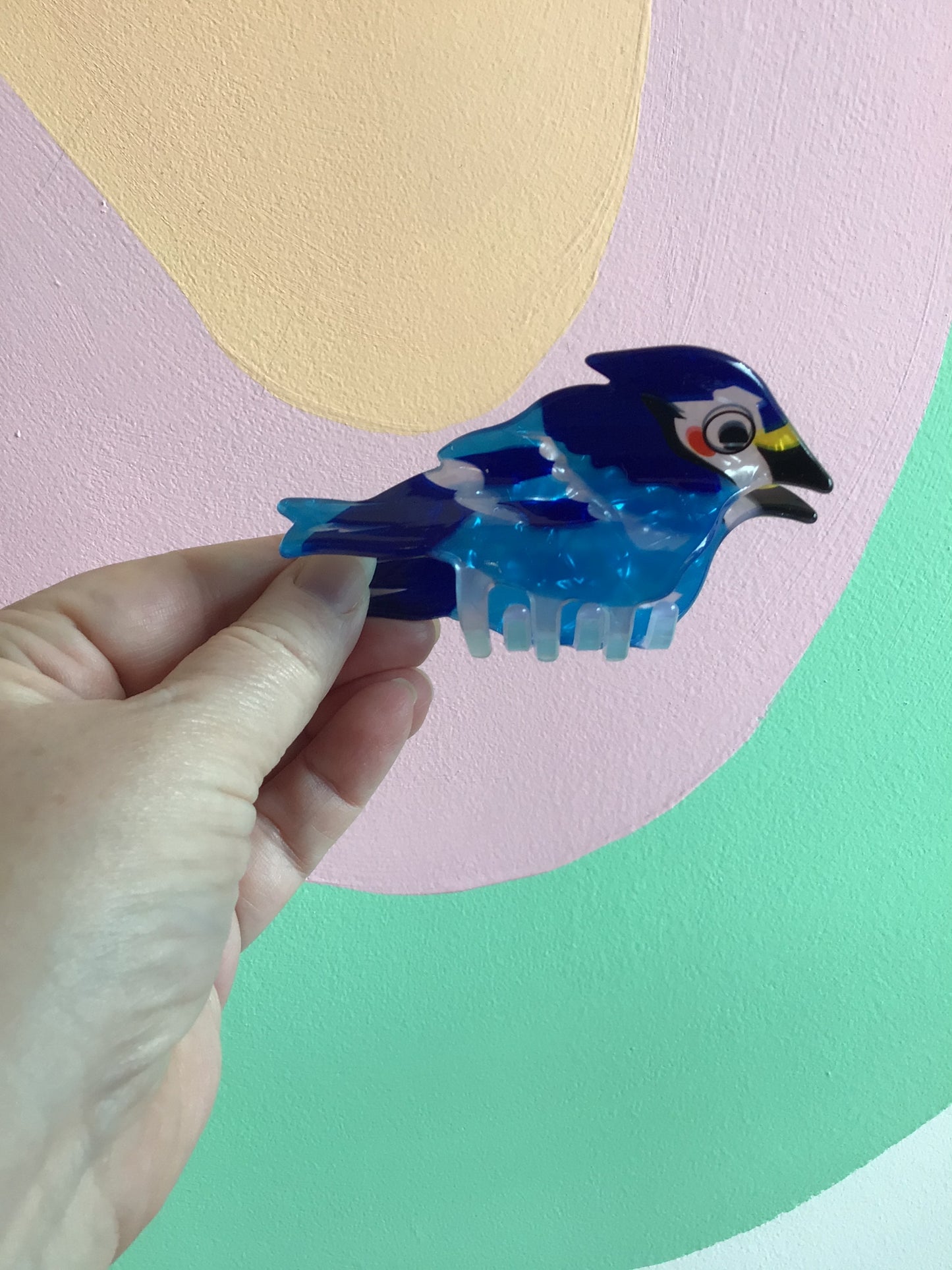 Sparkly Bird Hair Claws