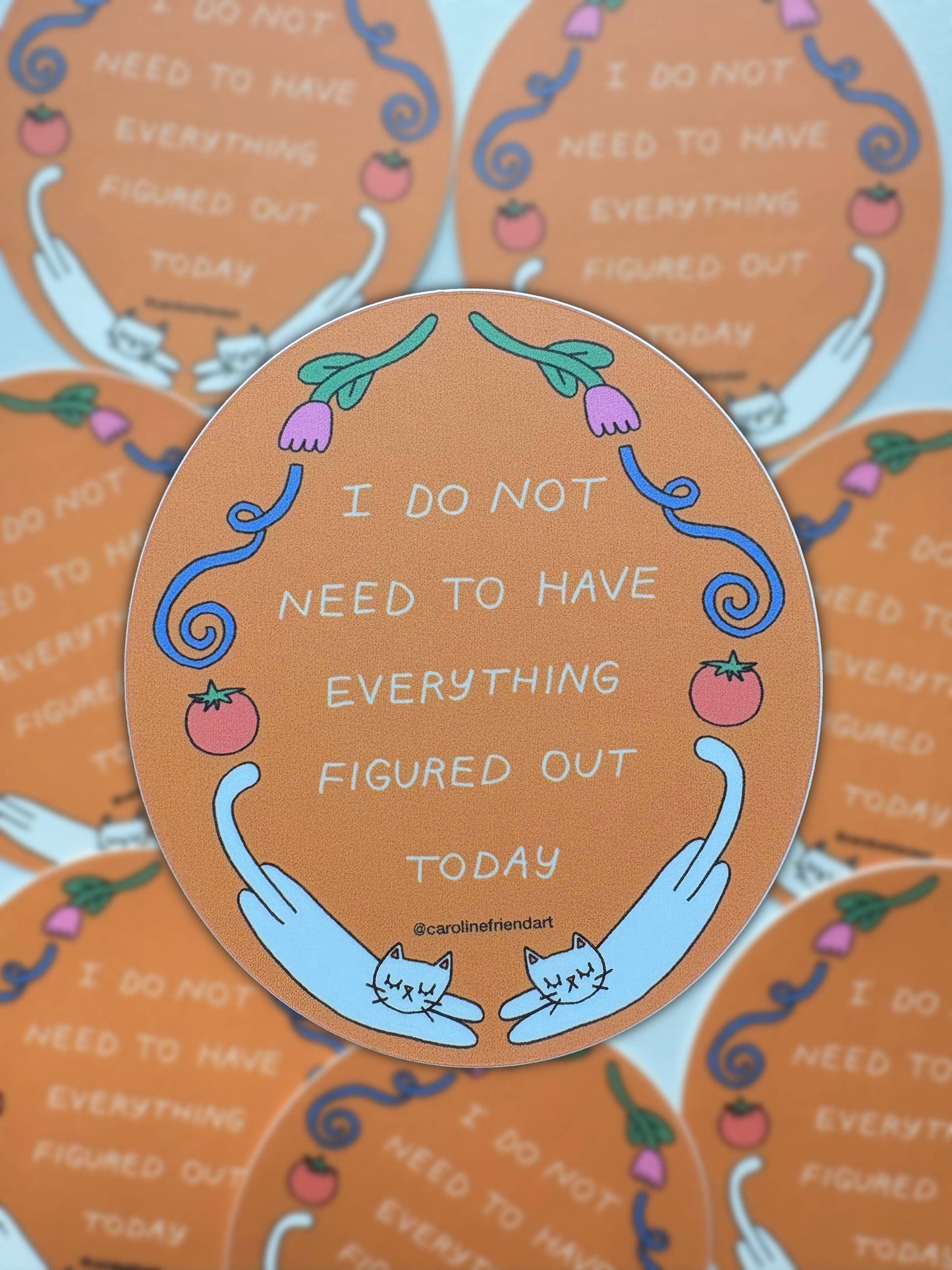 Gentle Reminder Sticker | Vinyl Waterproof Cute Doodle
