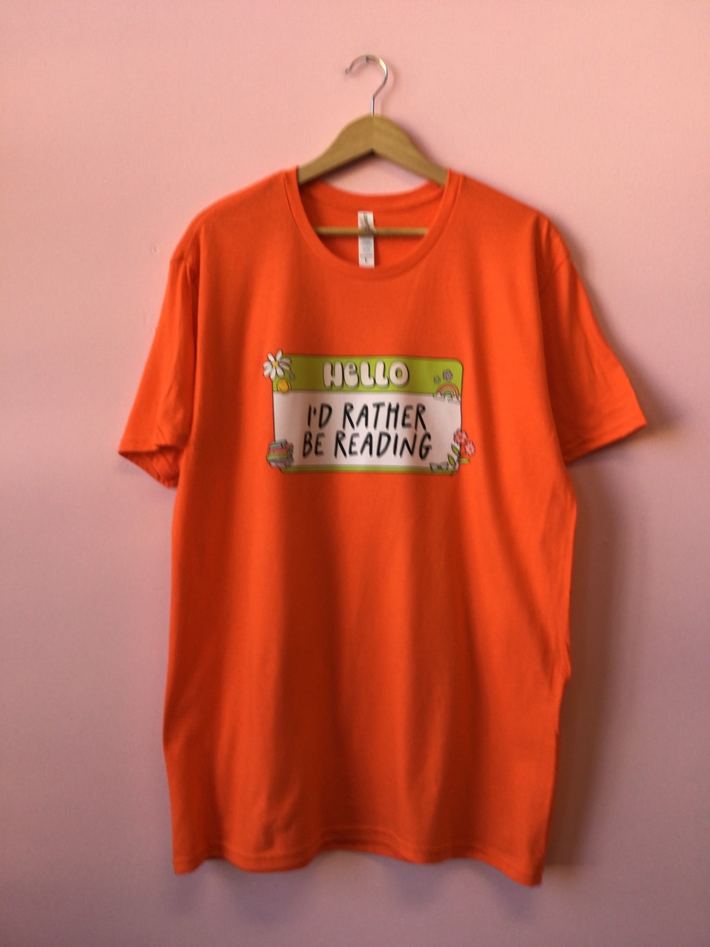 “I’d rather be reading” shirt