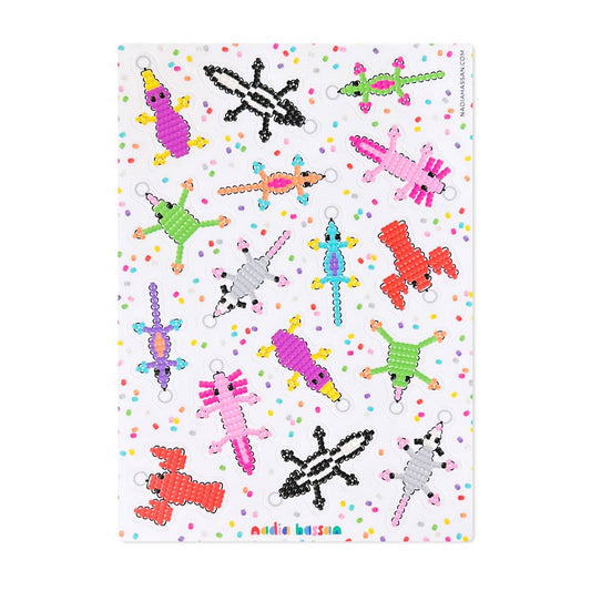 Bead Buddies 5x7 Sticker Sheet