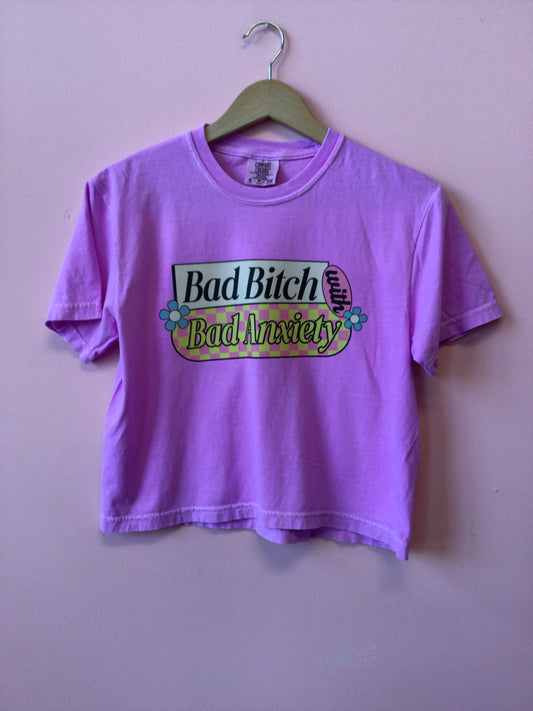 “Bad Bitch with Bad Anxiety” Shirt and Crewneck