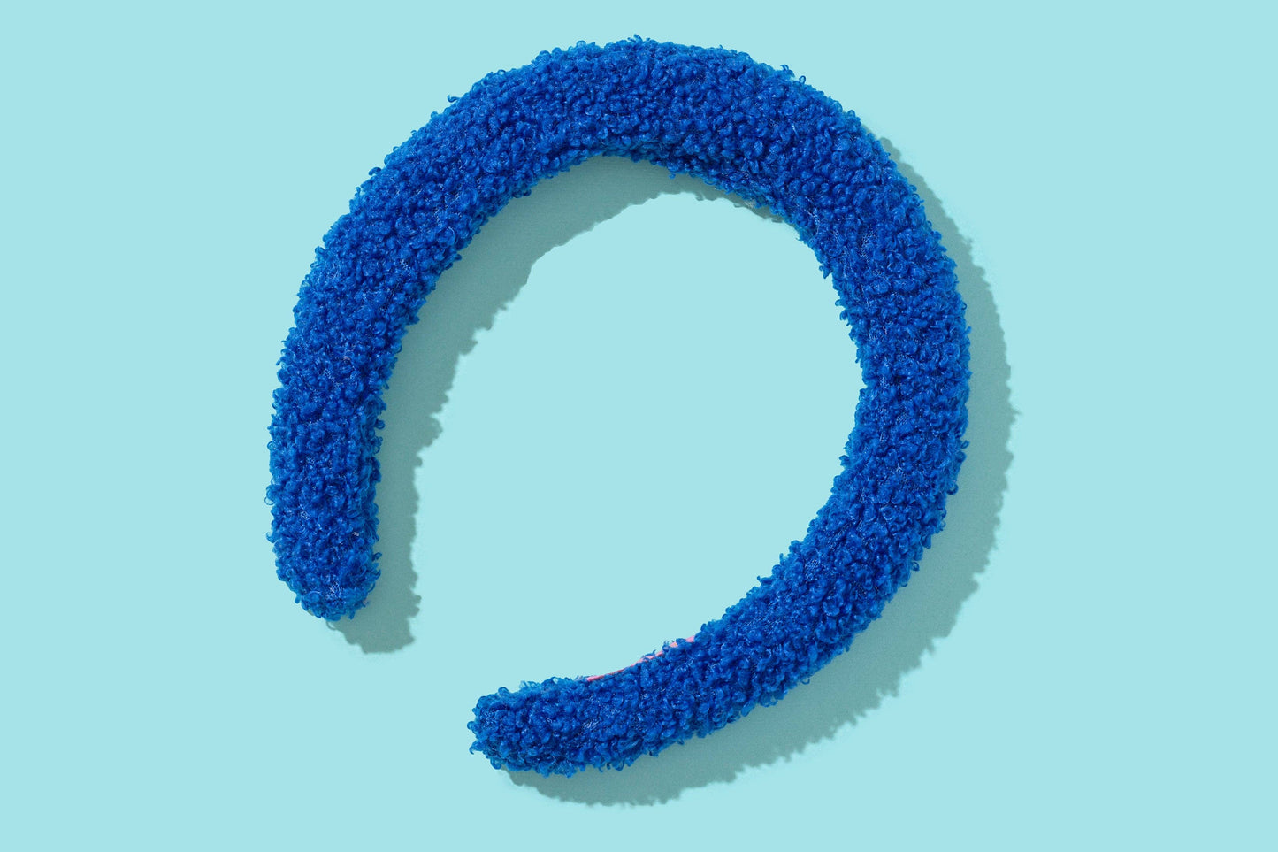 Padded Headband - Sherpa - Solid Blue - Thea