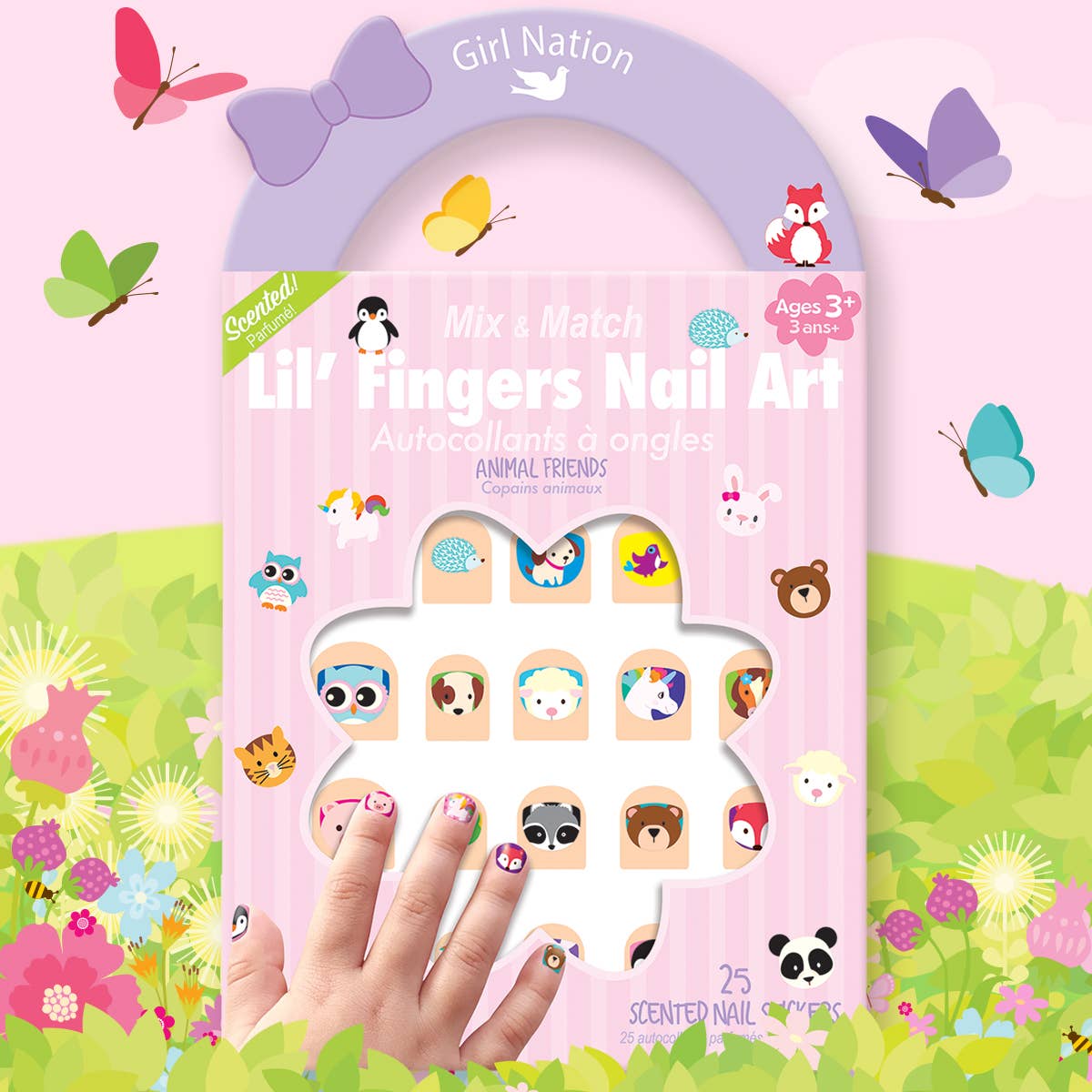 Lil' Fingers Nail Art- Animal Friends
