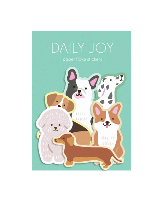 Dogs Flake Stickers