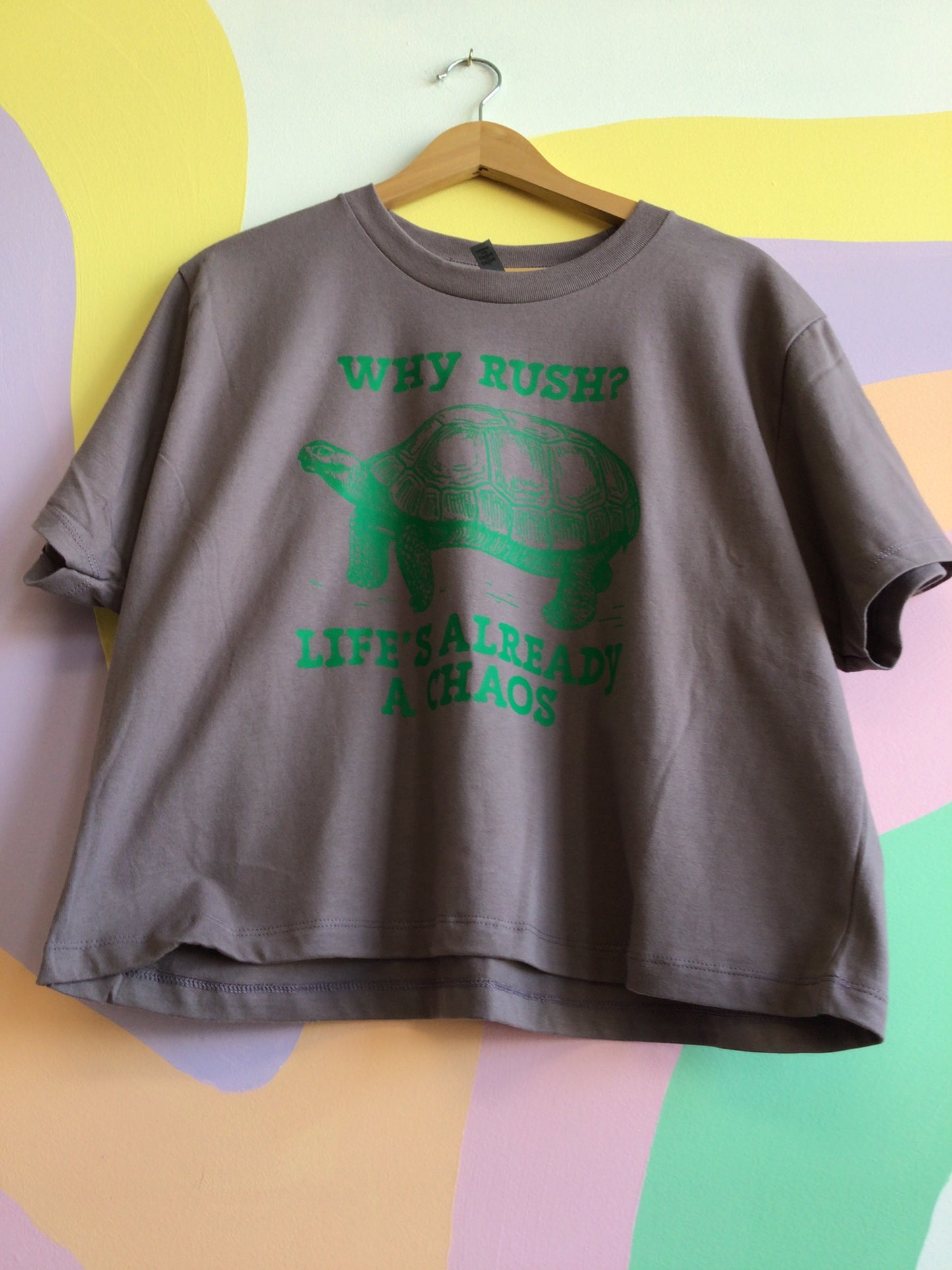"Why Rush? Life's Already a Chaos" T-Shirt