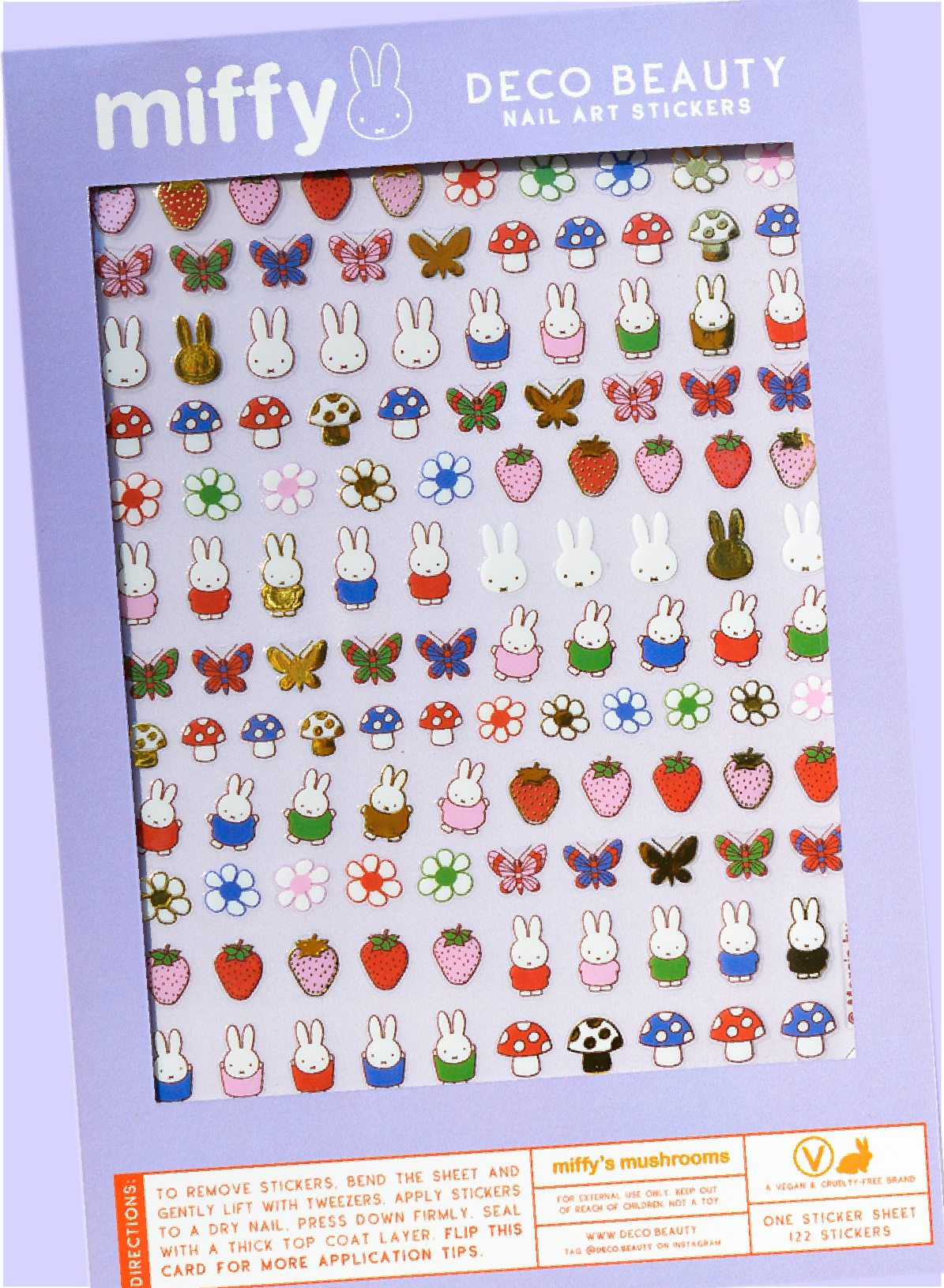 Nail Art Stickers - MIFFY'S MUSHROOMS