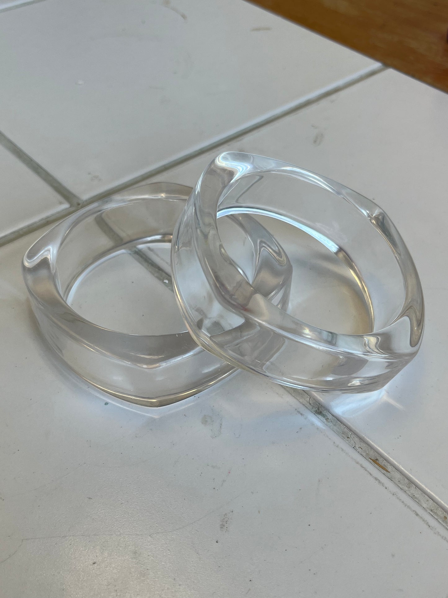 Transparent Acrylic Bangles
