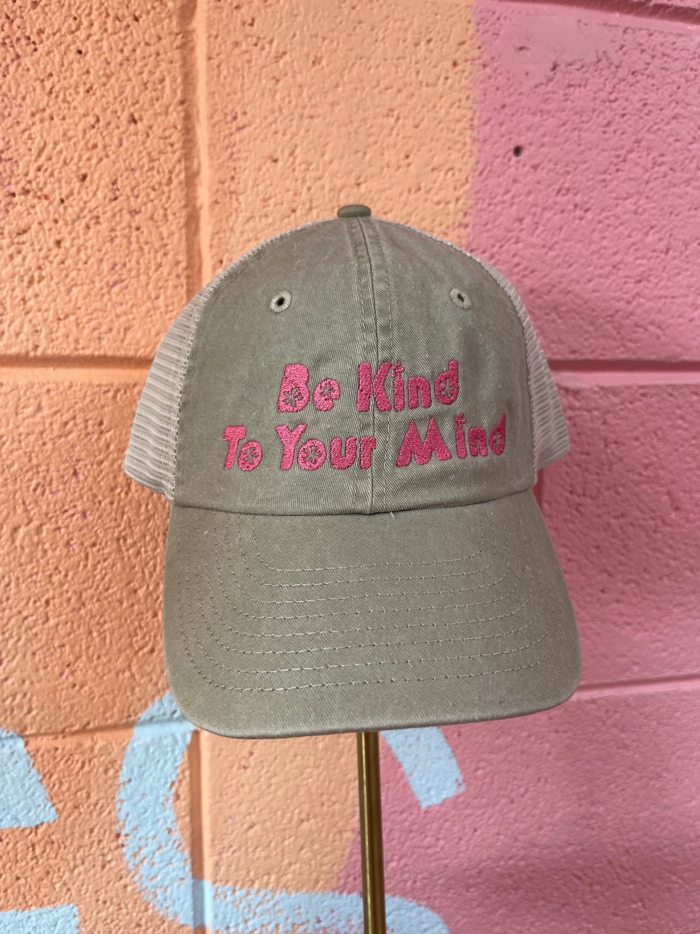 Be Kind to Your Mind Embroidered Hat