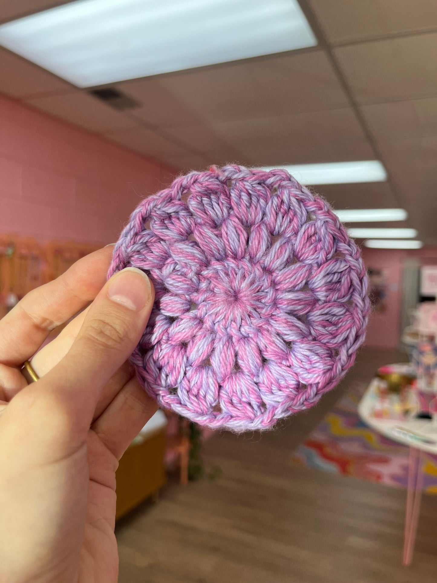 Circular Crochet Coaster