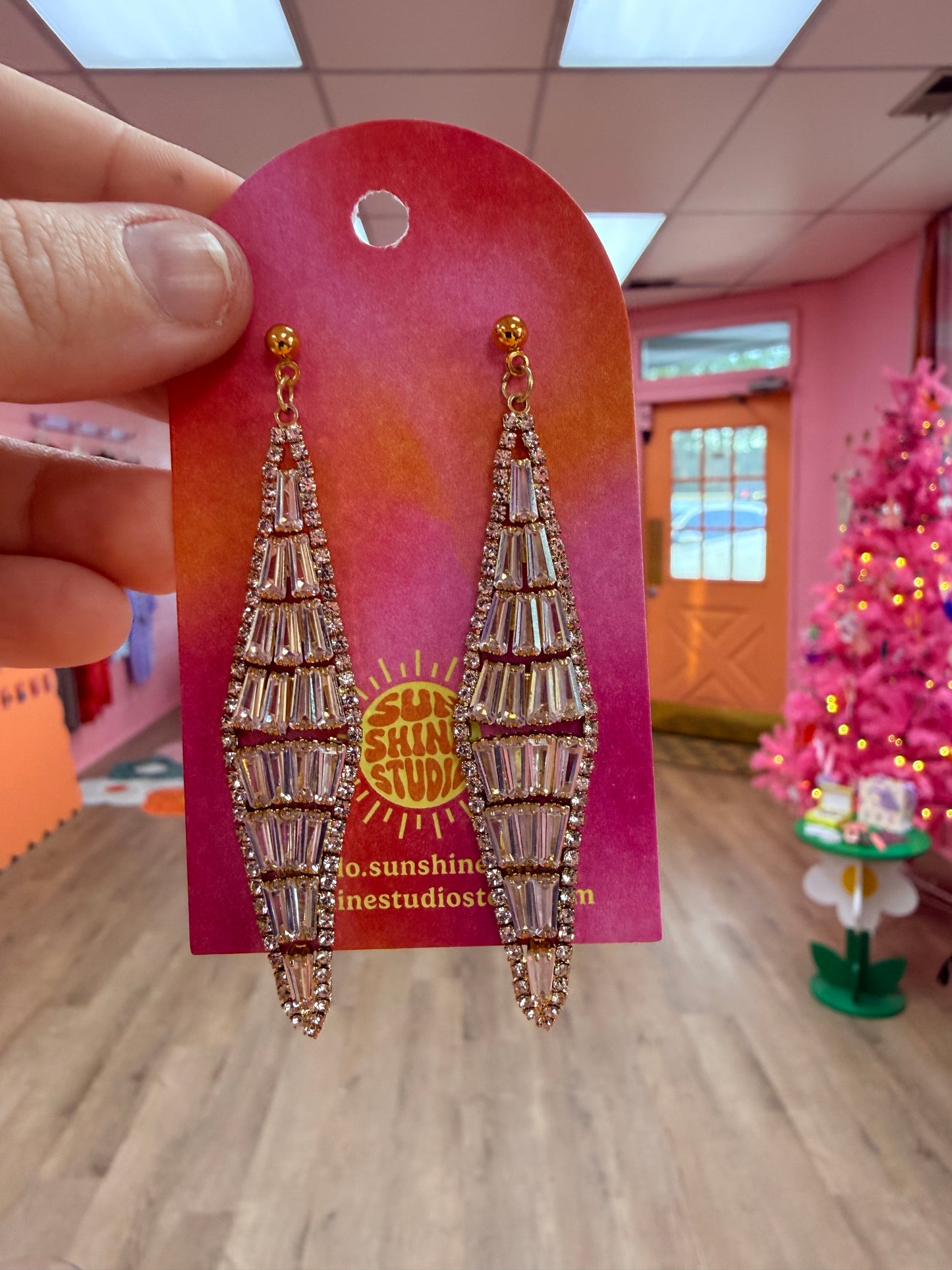 Sparkle Statement Earrings