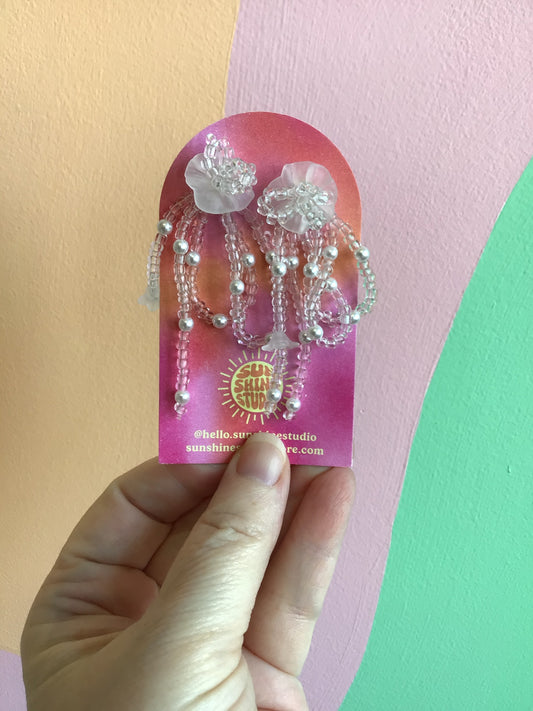 Dancing Into The Night Beaded Earrings