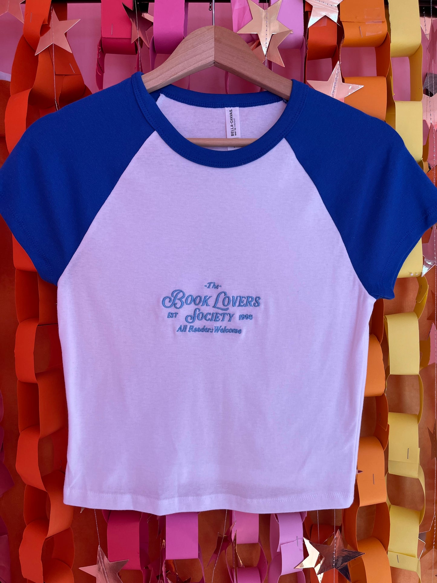 "The Book Lovers Society" Embroidered Shirt
