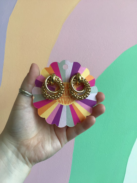 Carol Titanium Knotted Studs