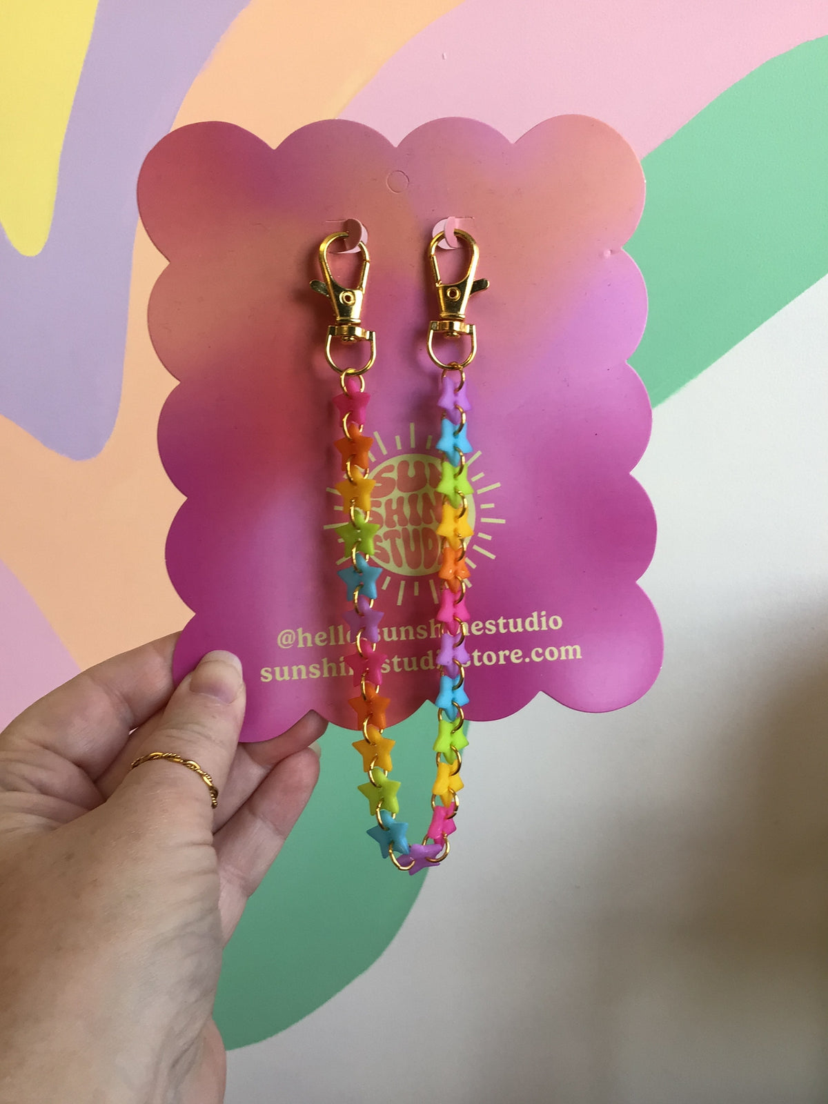 Bright and Fun Button Dangle Earrings