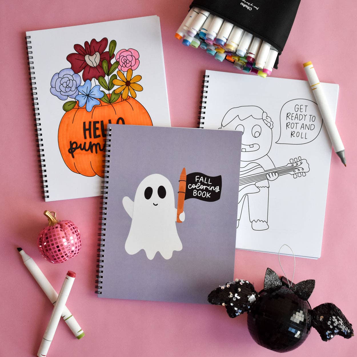 Fall Coloring Book | Simple Adult Coloring Book