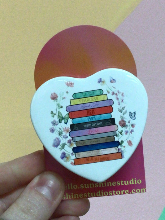 Eras As Books Pin
