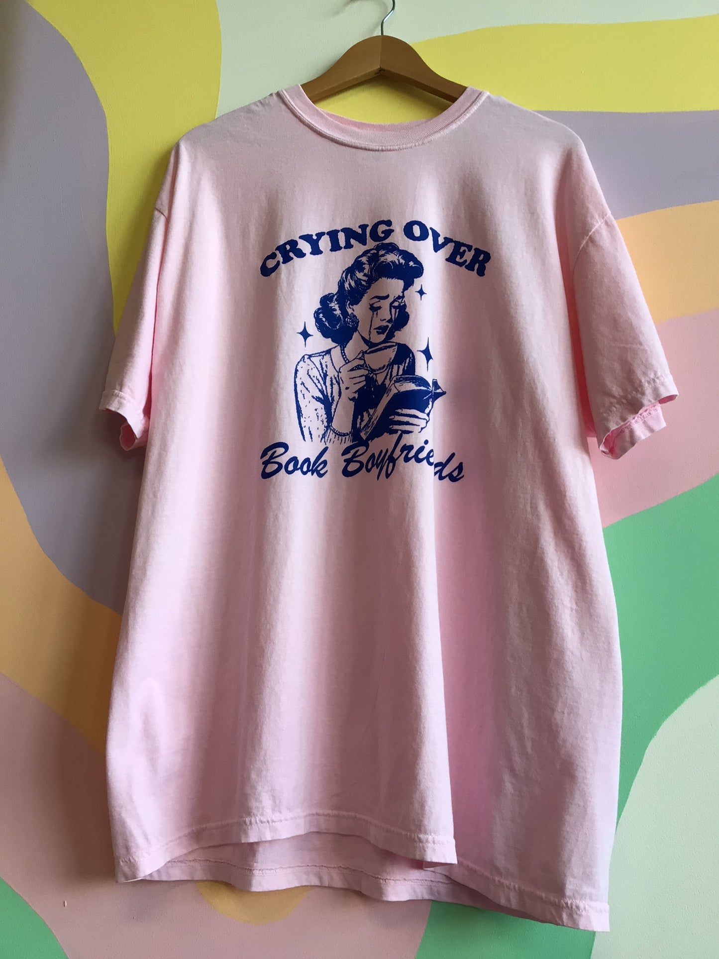 Crying Over Book Boyfriends T-Shirt