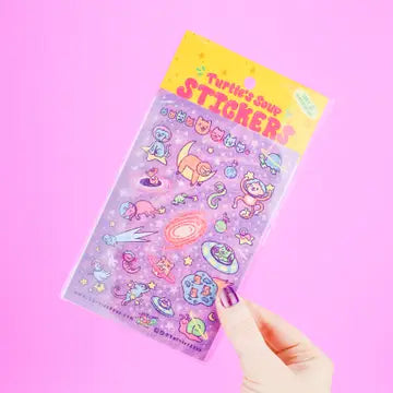 Critters in Orbit - Holographic Sticker Sheet