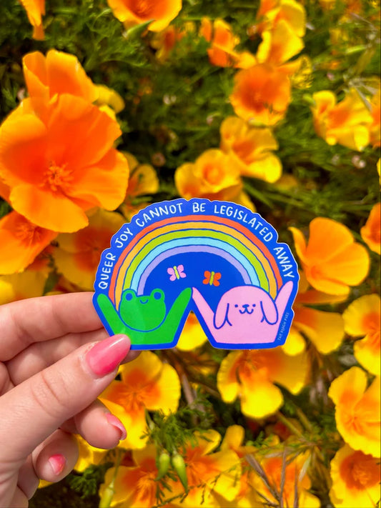 Queer Joy Cannot Be Legislated-Sticker