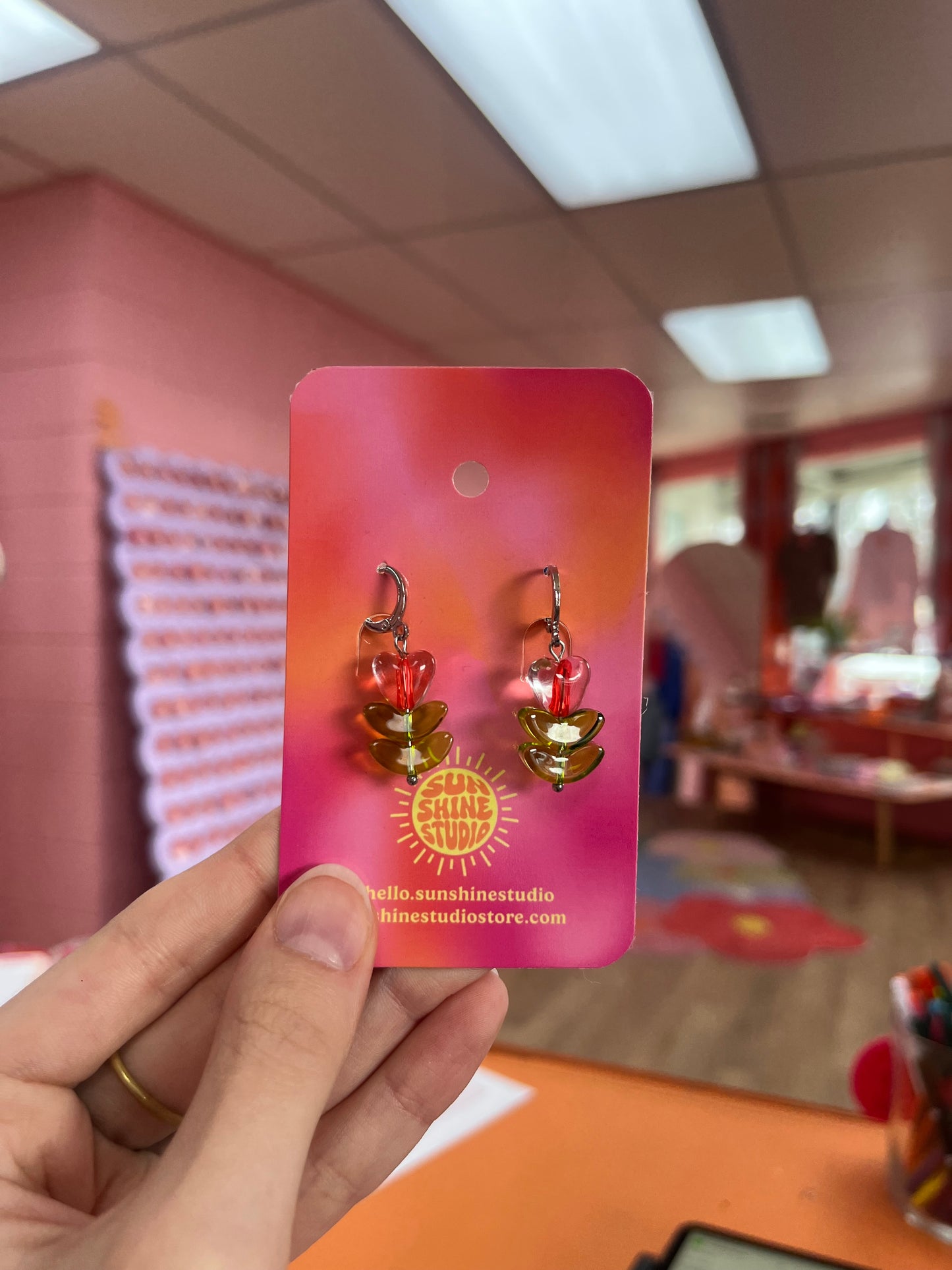 Love Blooms Valentine Earrings