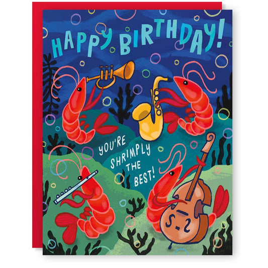 Shrimp Birthday Card