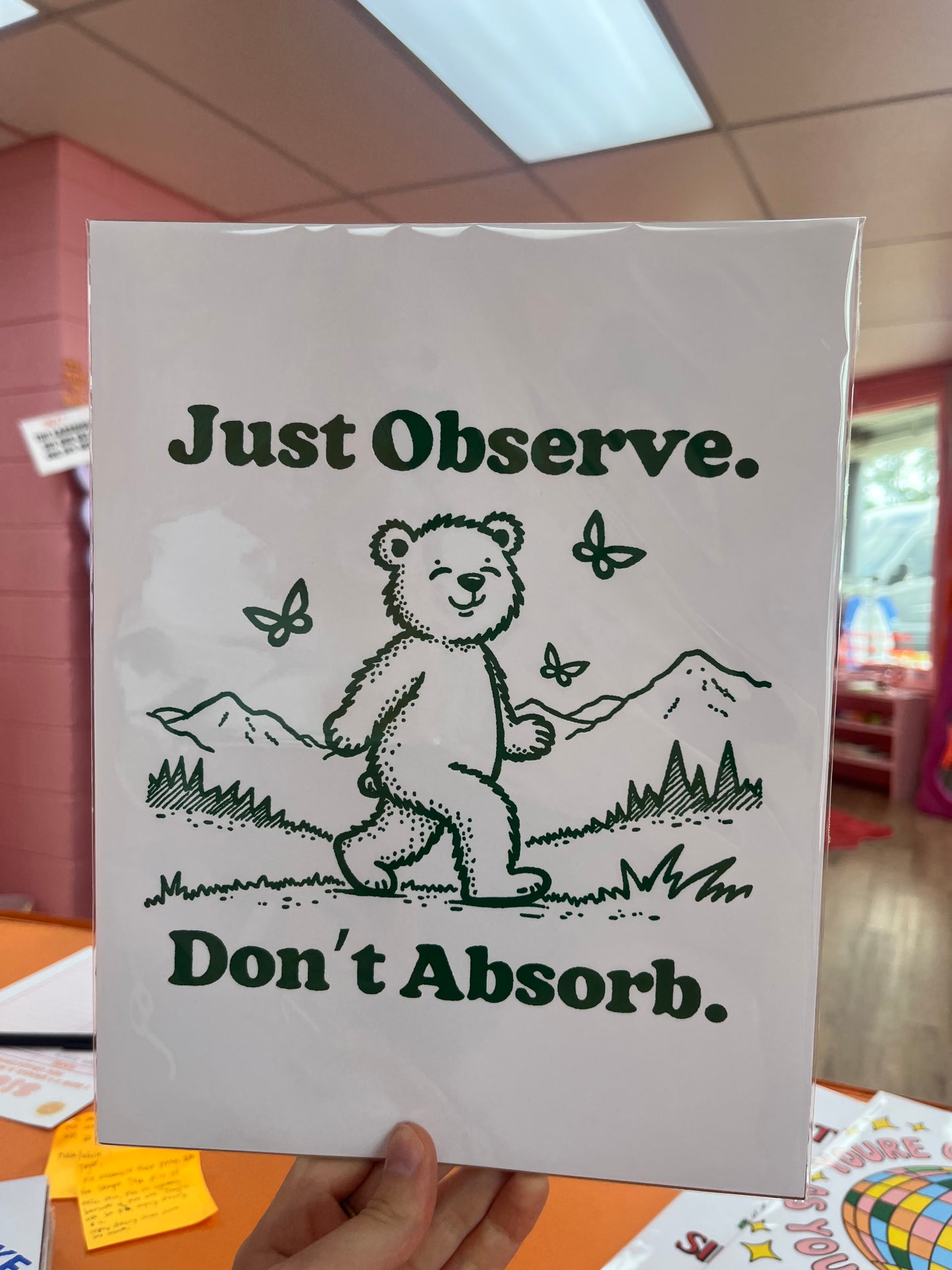 Just Observe Don’t Absorb Print