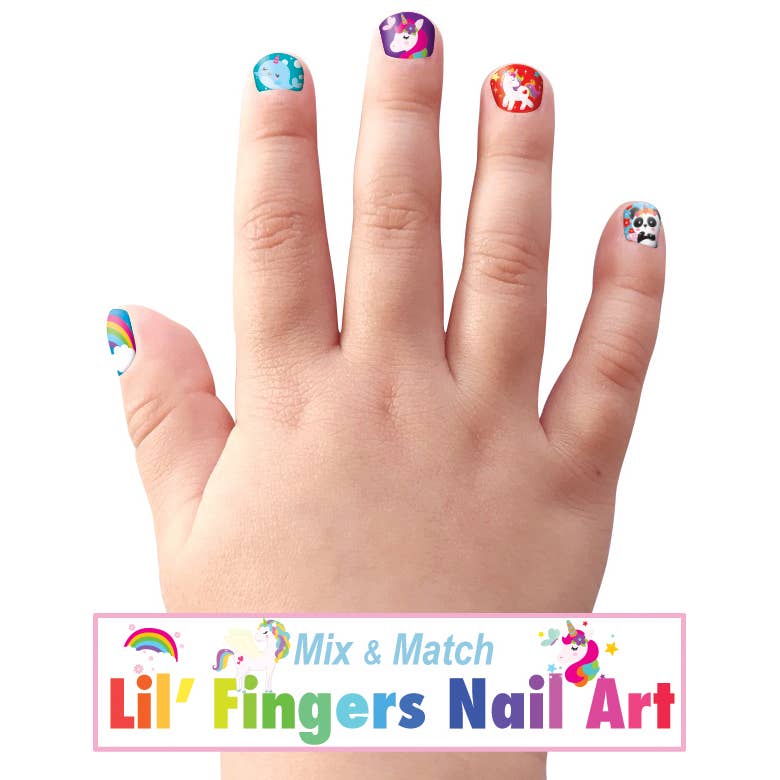 Lil' Fingers Nail Art- Unicorn Fantasy