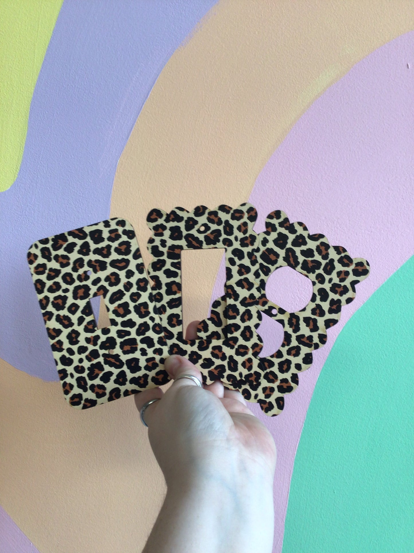 Leopard Print Outlet Covers