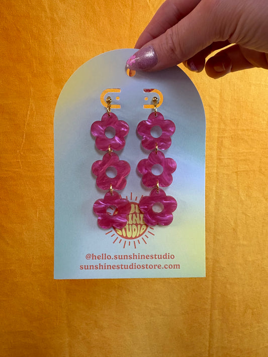 Retro Flower (Liquid Magenta)