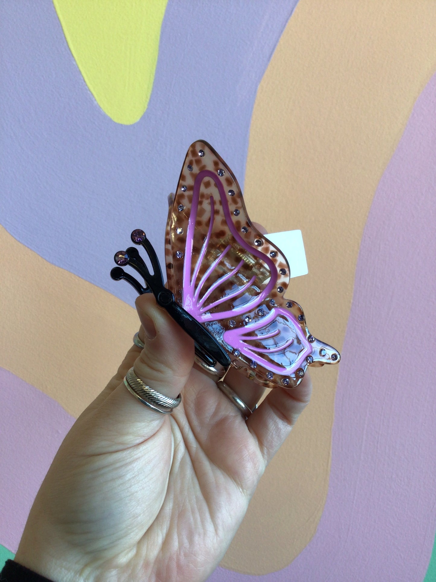 Bedazzled Butterfly and Dragonfly Hair Claw