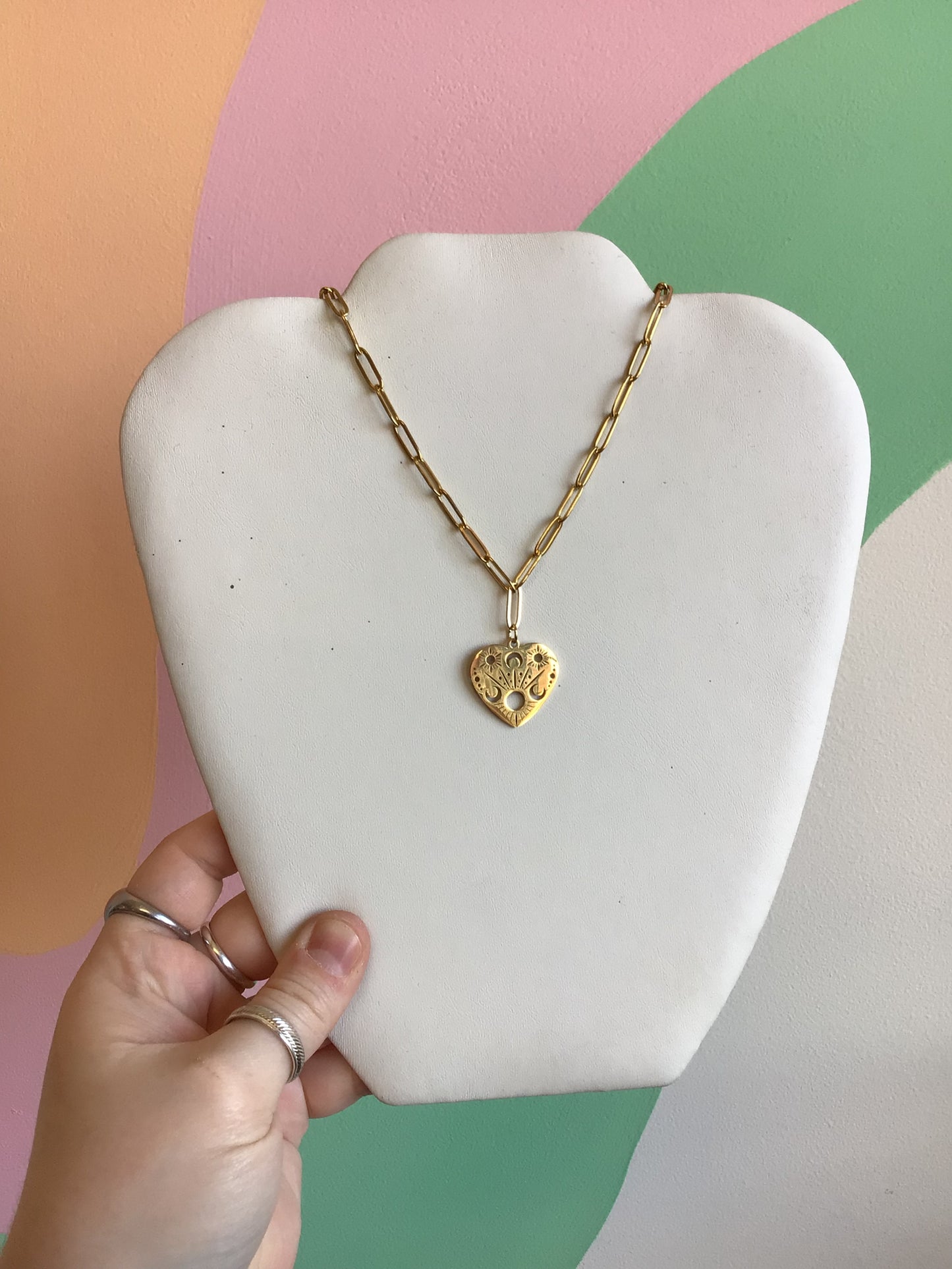 Single Charm Titanium Necklaces
