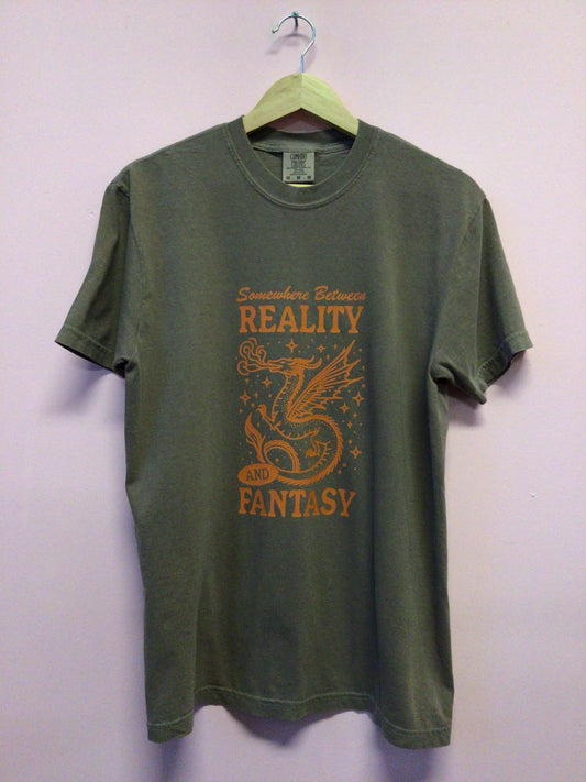 Somewhere Between Reality and Fantasy Shirt