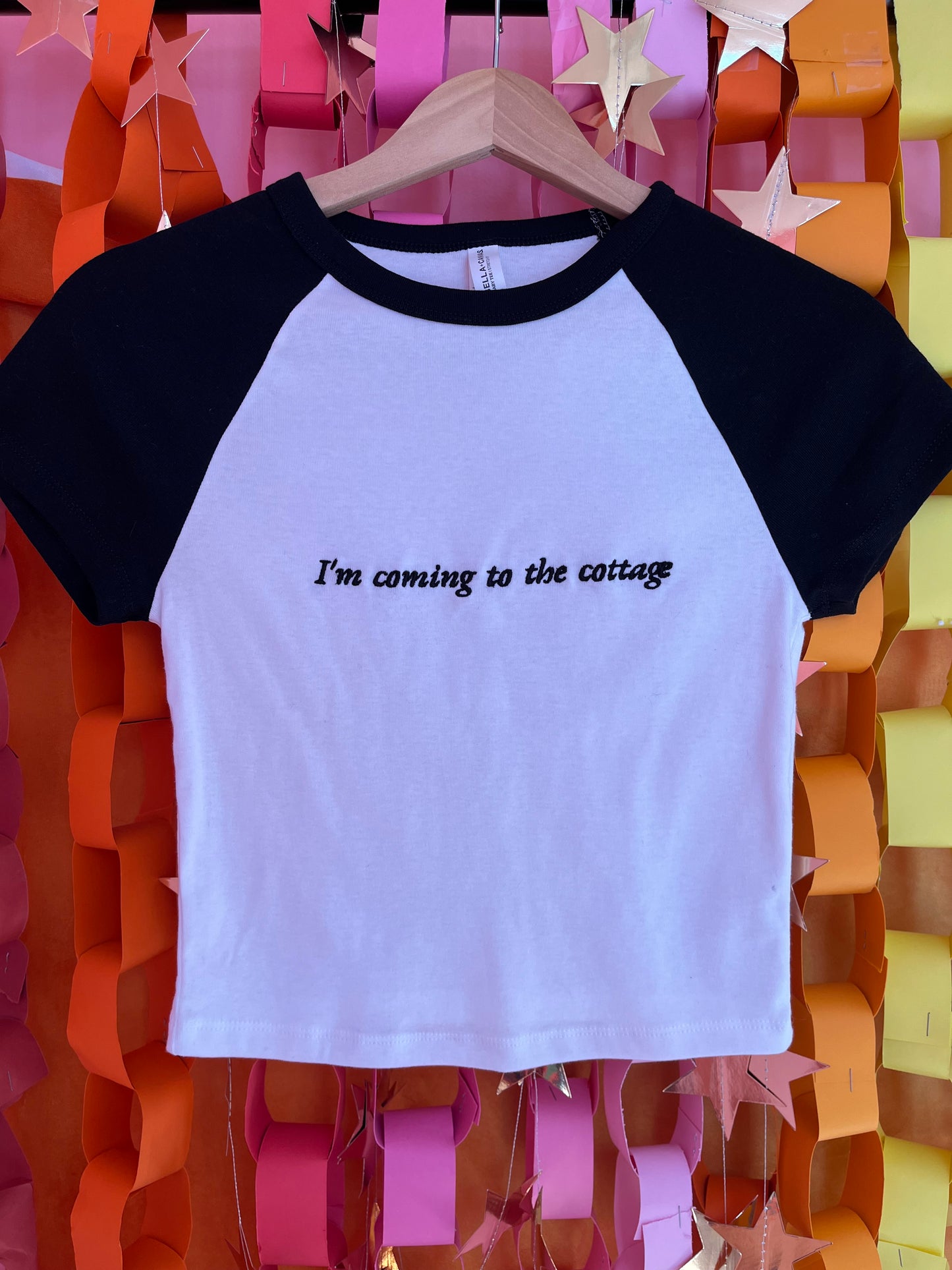 "I'm coming to the cottage" Heated Rivalry Embroidered Top