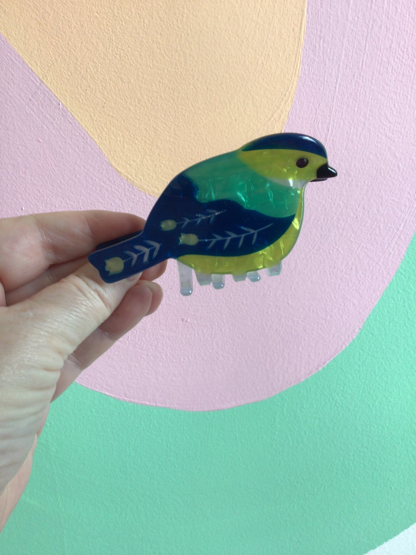 Sparkly Bird Hair Claws