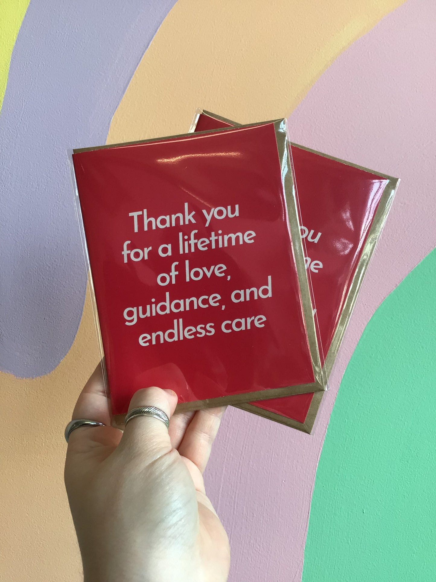 “Thank you for a lifetime of Love…” Mother’s Day Card
