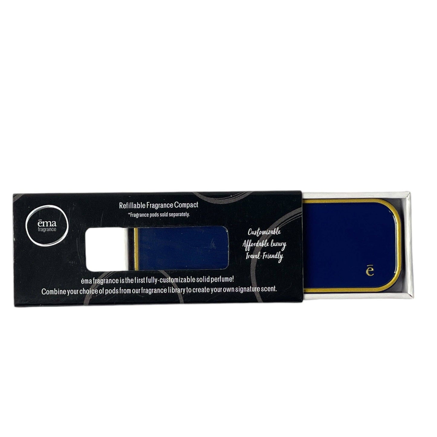 Monaco Midnight Blue Refillable Compact - ema