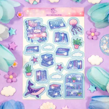 Fantastical Reading Nook Sticker Sheet