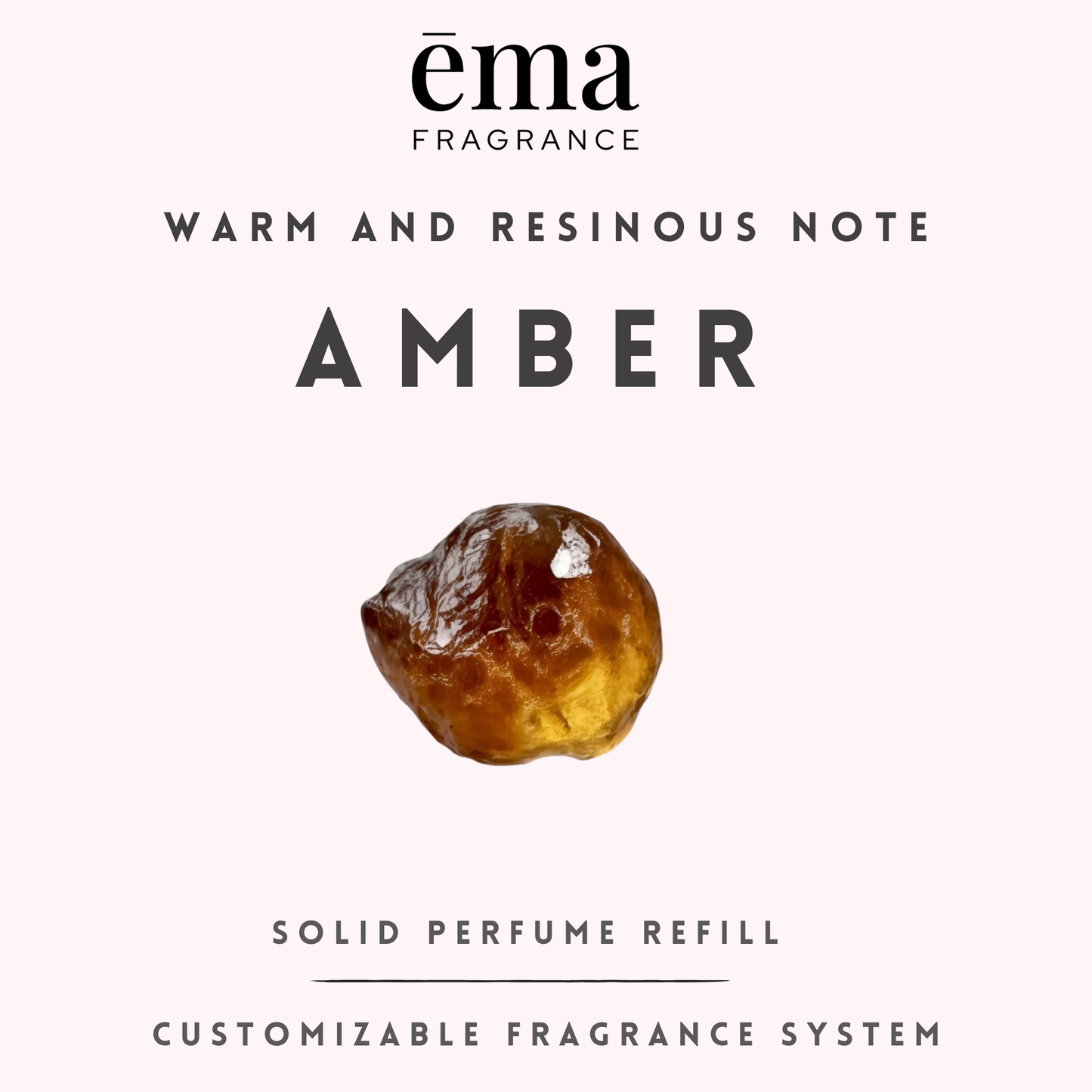 Amber Solid Perfume Pod (2g) | Refillable Clean Fragrance
