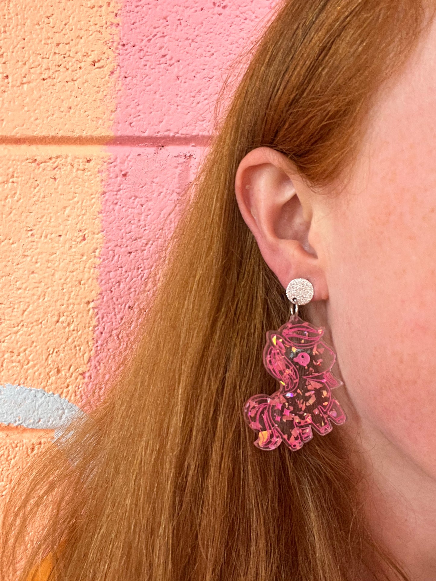 Pink Pony Chappell Roan Earrings